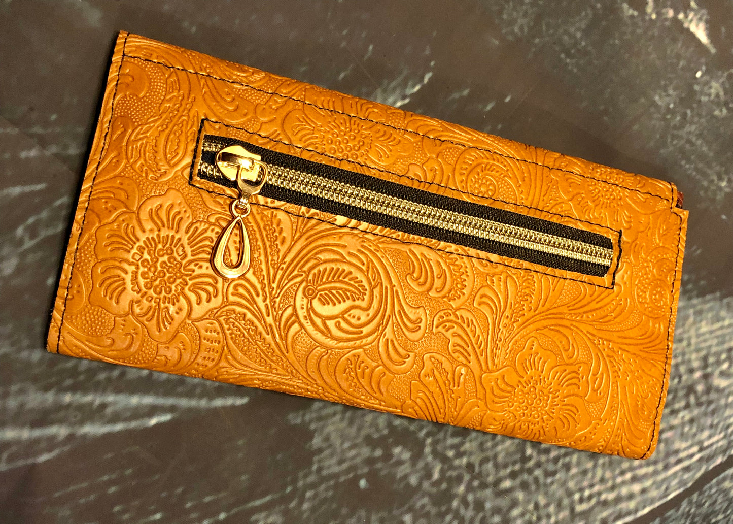 Skull Wallet “Burbon”