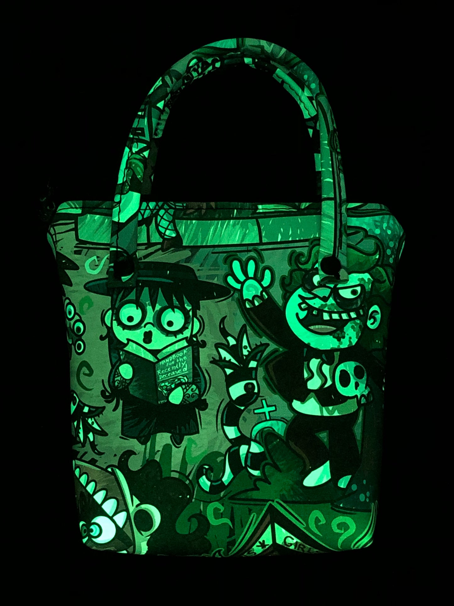 Pocket Tote Bag UV Glow “Showtime”